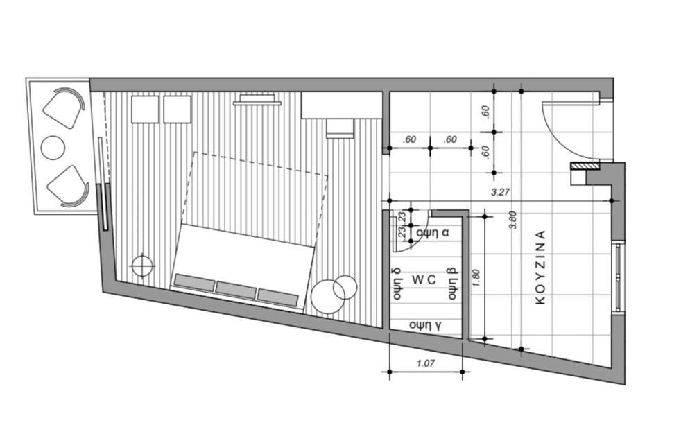 Cozy, Sunbathed, 30M2 Apartment Афины Экстерьер фото